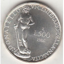 1986 - Lire 500 VI Centenario della nascita di Donatello  Moneta di Zecca Italia